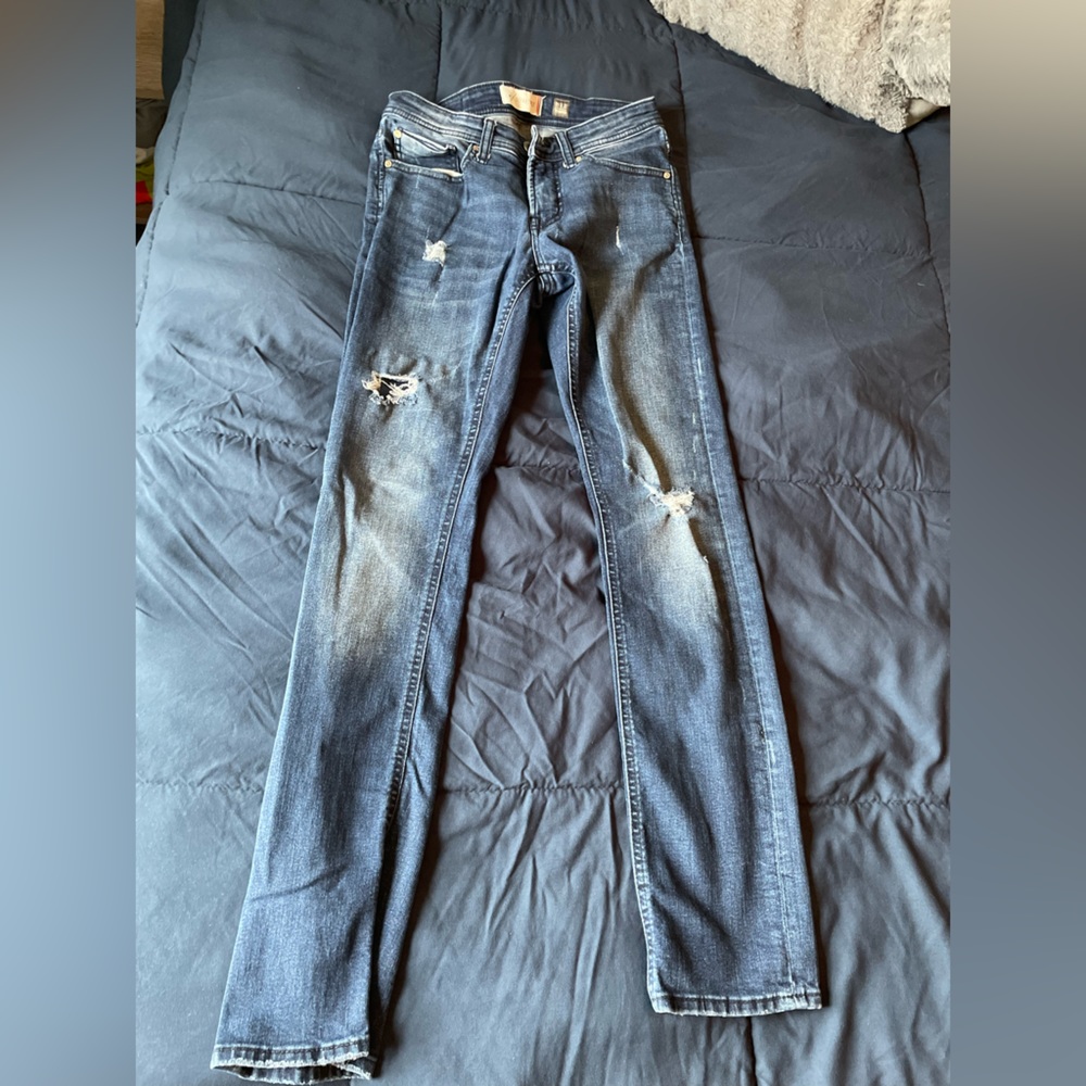 Buckle Departwest trouper distressed jeans 29x32